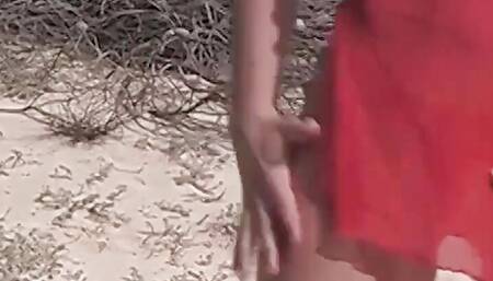 Pink beach cunt wants to be fucked