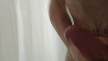 Lefty in the shower...