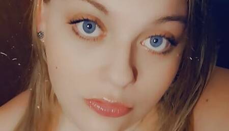 Teasing in my red plaid lingerie