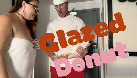 Ashley gets her own glazed Donut!