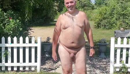 Nude Outdoors Walking