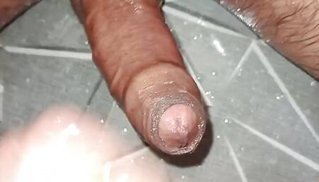 Desi bhaiya big cock cum shot handjob