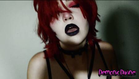 The SEXY Weird GOTH Girl Invites You Over to SUCK your COCK