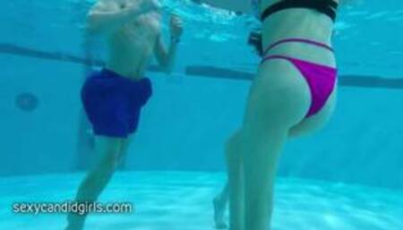 Filming Teens Underwater With Hidden Cam!