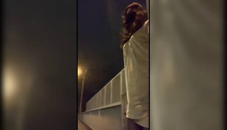 A Little Whore Fucks Herself with a Dildo in Transition