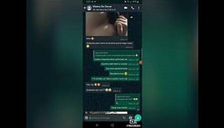 CONVERSATION WITH MY FRIEND'S MOTHER THROUGH WHATSAPP MORE VIDEO COGIENDOMELA PART 2