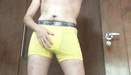 Watch me get undressed and ready for work