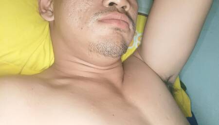 Michael Tung thai guy jerk off on his bed