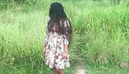 Hot desi sissy outdoor