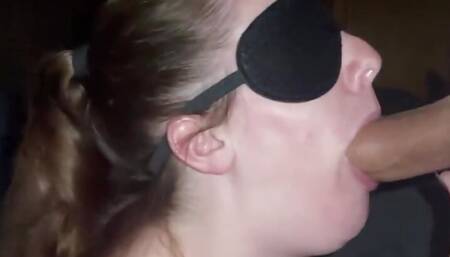 My busty wife sucks my big cock