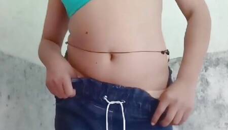 My sexy step sister change her cloths full nude body and pussy show