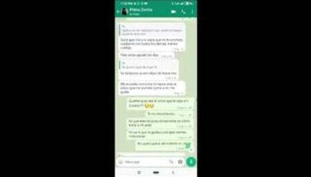 Mensajes de whatsapp con mi prima, le encanta que me la coja