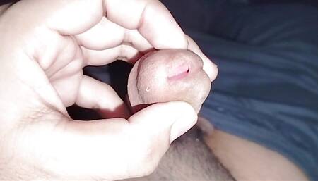 Creampie hard dick night time enjoy