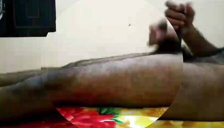 Masturbation in My cock Bedroom sleeping time