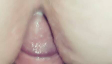 She wanted to have a creampie and begged for it so ive unloaded my whole load in her