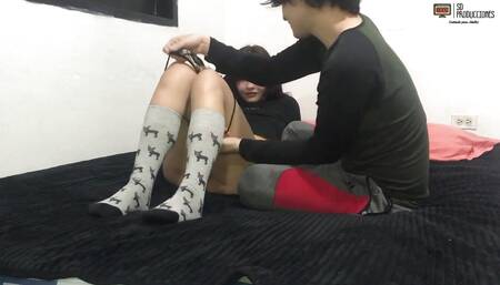 I Enter My Stepsister's Room and She Gives Me a Delicious Blowjob While She Rests-spanish Porn