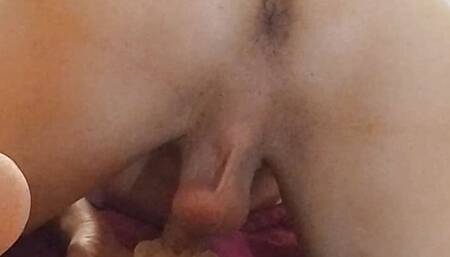 Dry humping bed, smooth twink fucks pillow, cums in Fleshlight, with loud moanings  Boy strokes his dick on bed, ploughs cushion