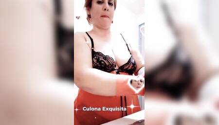 Washing Slab in Sexy Clothes