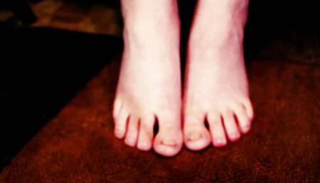 Unwashed dirty stinky feet wank and sniff series