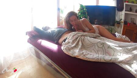 Perfect Family Therapy for New Year Eve Morning, a Slow Fuck and Creampie Inside of Me - Cherry Lips