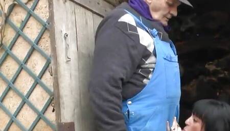 Big Tit City Bitch Messes with the Wrong Farmer