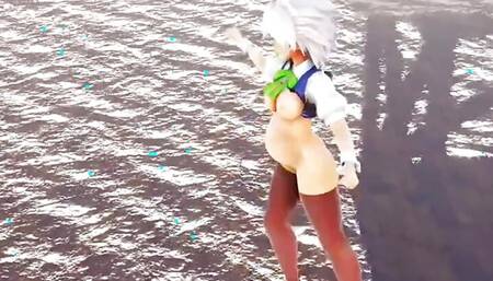 Sexy Pregnant Maid - Hot Dance (3D Hentai)