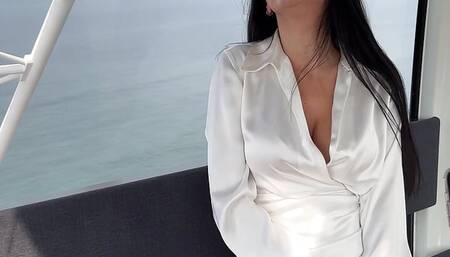 Cumming on the first date on a Ferris wheel LOVENSE CONTROL