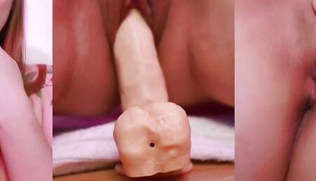 fingering pussy, moaning and cumming