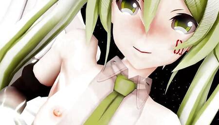 Hatsune miku hentai dancing vocaloid prolapse and anal beads undress
