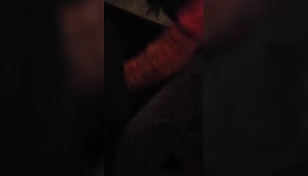 Masturbating