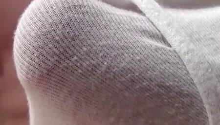 Underwear fetish jock Lex teases his big cock over underwear