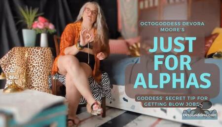 Just for Alphas: How to get your Dick Worshipped Encouraged Bisexuality from OctoGoddess Humiliation JOI Captioned Version