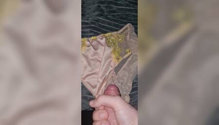 Cumming on Step mom's panties. Big Load.