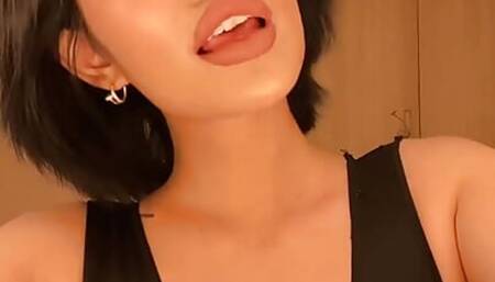 Emma Thai as a Hot Party Girl Having Fun in Bar Toilet