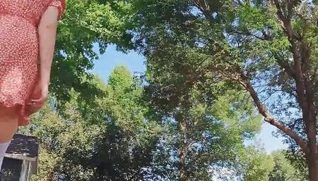 Blowjob in a Glass Bottle Church (almost Caught)