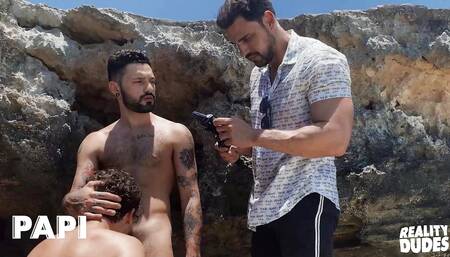 After Having Fun Playing With Each Other's Hot Bodies, Igor Lucios And Kyle Fox Spitroast Joe Dave - PAPI