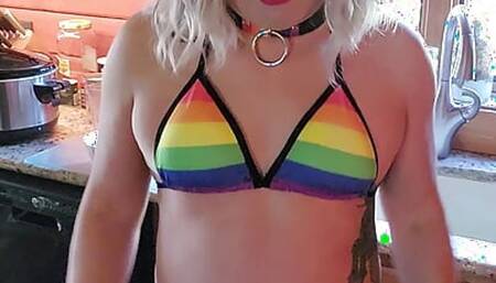 Ultra gay sissy faggot begs Daddy