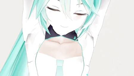 Hatsune Miku Strip Dance Hentai Addiction Song MMD 3D - Akino Wistaria - Blue Hair Color Edit Smixix