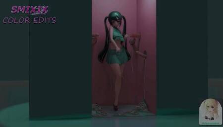 Mona Genshin Impact Glory Hole Gangbang Hentai Undress Dance and Sex MMD 3D - Clear Blue Color Edit Smixix