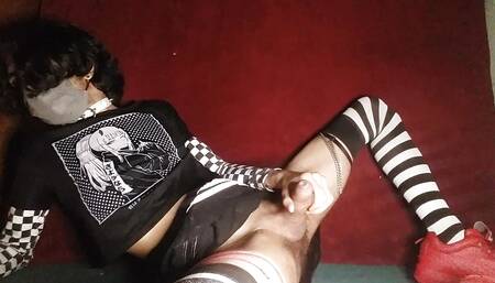 I cum dressed as FemBoy.