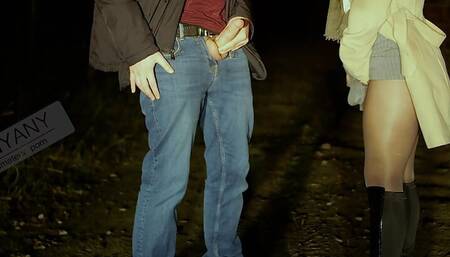 An incredible stranger caught me masturbating in a public park????