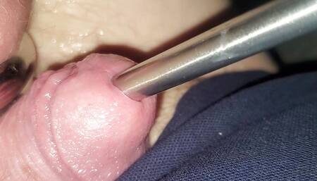 big soundings bar on soft cock