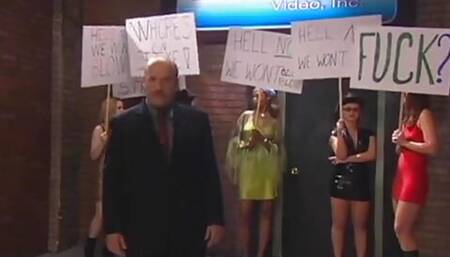 Blond slut gets pounded on the bar