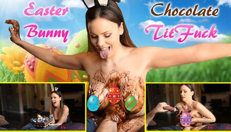 EASTER BUNNY CHOCOLATE TITFUCK