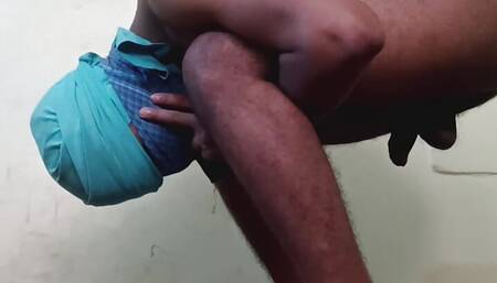 BDSM hot guy punished himself
