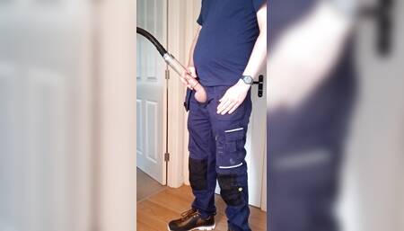 Vacuum cleaner sucking after work