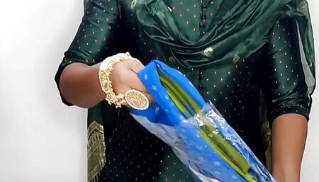 Komal got a huge discount on getting her dress stitched near her trailer.