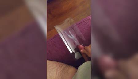 Cumming on a tray