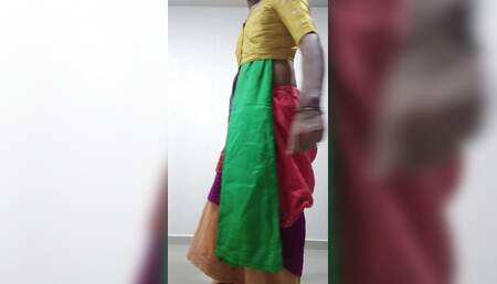 Wear some extra ghaghra