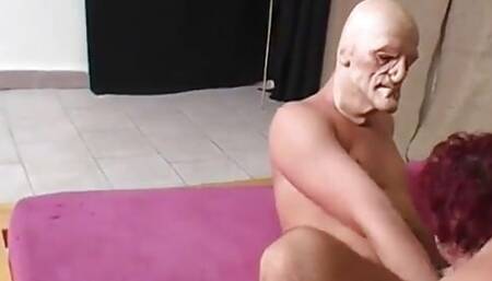 Chubby Mature Slut Gets Cock From Devil Himself